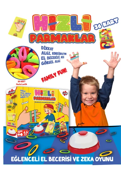 Kidsan Hızlı Parmaklar Zeka Oyunu - 3