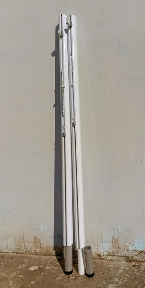 Adelinspor Diamond Alüminyum Voleybol Tenis Badminton Ortak Direk Sabit Ankrajlı - 2