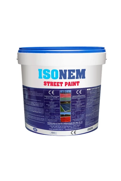 Isonem Street Paint Su Bazlı Zemin Kaplaması 5 Kg.