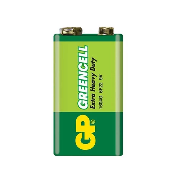 GP 9 V PİL GREENCELL GP1604GED 6F22 ( 1 adet fiyatıdır) - 1