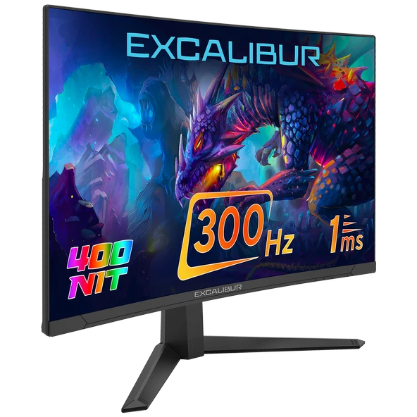 Casper Excalibur E27FVC-E 27" 300HZ 1MS 400NIT Fast VA Curved HDR10 Oyuncu Monitörü - 3