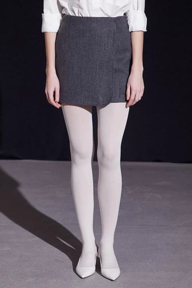 Önü Katlı Kaşe Etek Antirasit - Resim 5