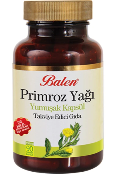 Balen Primroz Yağı 650 mg 90 Kapsül