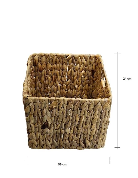 Panalı Naturel Yuvarlak Sepet L Boy PNL-22100L
