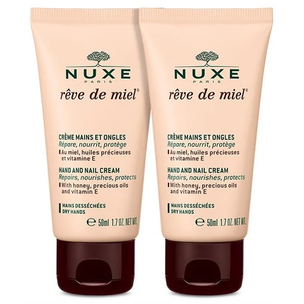 Nuxe Reve De Miel Creme Mains Et Ongles 2x50ml