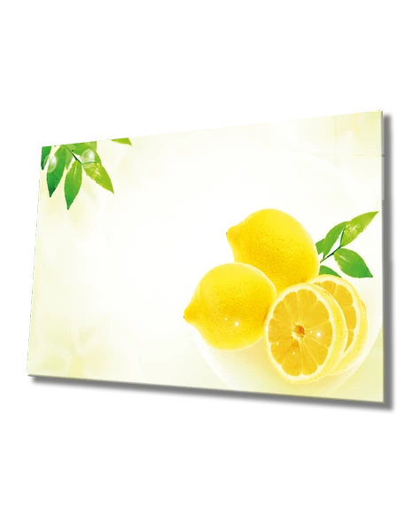 Limon Dekoratif ve Modern Cam Tablo Limon ürün görseli 1
