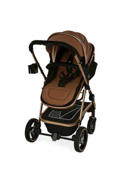 yoyko City Seyahat Sistem Bebek Arabası 3 in 1 Kahve Rose - 4