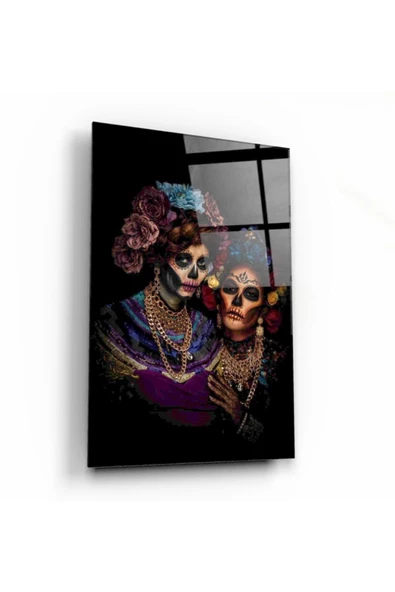 Kadın Silüeti Dekoratif ve Modern Cam Tablo ürün görseli 1