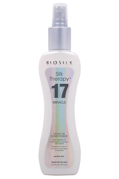 BioSilk Silk Therapy Miracle 17 Durulanmayan Saç Bakım Spreyi 167ML