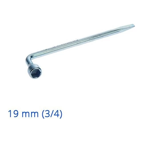 İzeltaş Pipo Bijon Anahtarı 17 mm Tornavida Ağızlı İzeltaş 1940090017 - 2