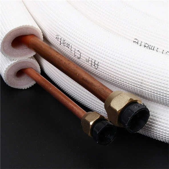 1/4 '' 3/8 '' İzoleli Boru Klima Boru seti 5 metre - 2