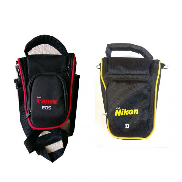 Canon Nikon Üçgen Çanta + 600D 650D 700D 1200D 1300D 200D VS