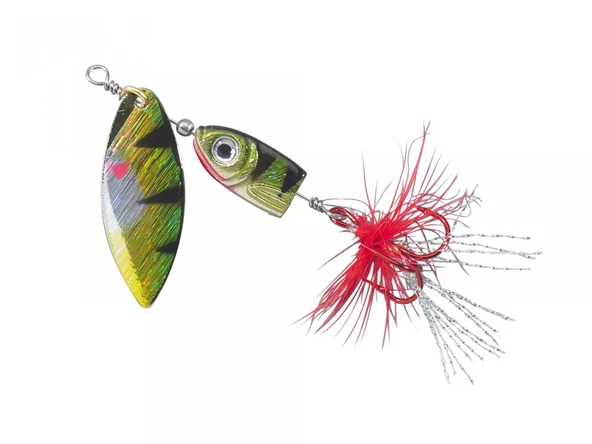 Balzer 13006 Colonel Reality 3D Balık Kafa Tüylü Kaşık No:4 10 gram - Alabalık Levrek Spin At Çek Döner Kaşık Turna Kaşığı