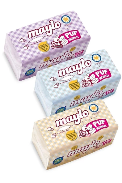 Maylo Puf Mendil 150 X 3 Paket