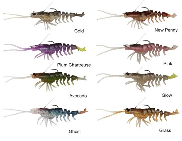 Savage Gear 3D Shrimp Weedless 9 cm 7 gr Sahte Balık  Ghost - Resim 2