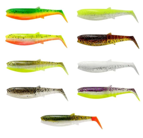 Savage Gear Cannibal Shad 10cm 9gr Sahte Balık  Purple Glitter Bomb