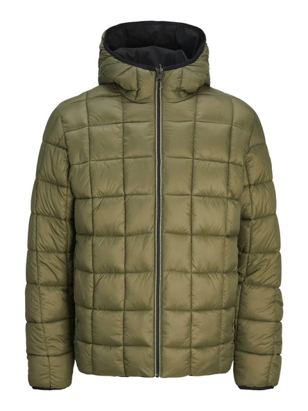 JACK JONES Erkek Rüzgar Geçirmez Çift Taraflı Mont 12259367 - 2