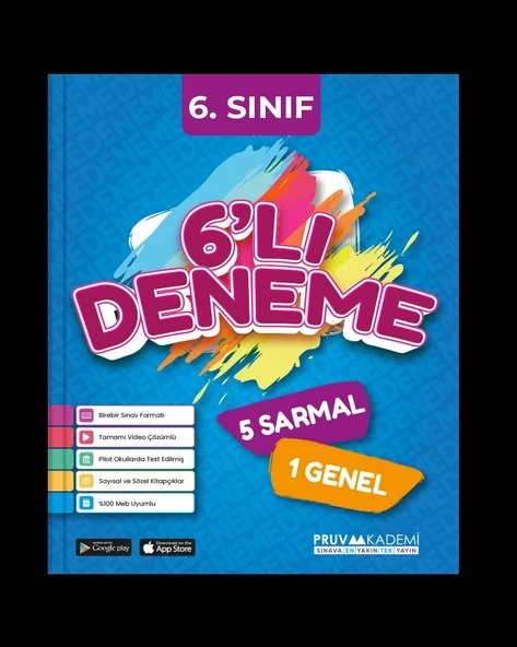 Pruva Akademi Yayıncılık 6. Sınıf 6’lı Deneme
