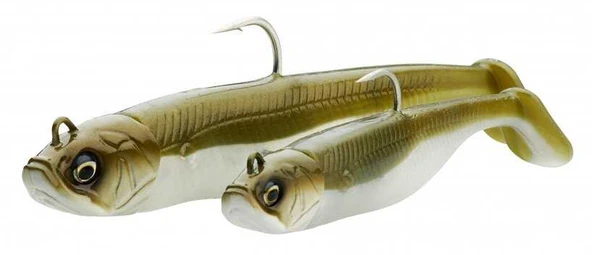 Savage Gear Savage Minnow 12.5 cm 35 gr 2+1  Green Silver - 3