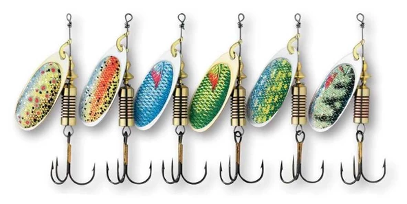 Dam Nature 3D Spinner #2 4gr Kaşık  Rainbow Trout
