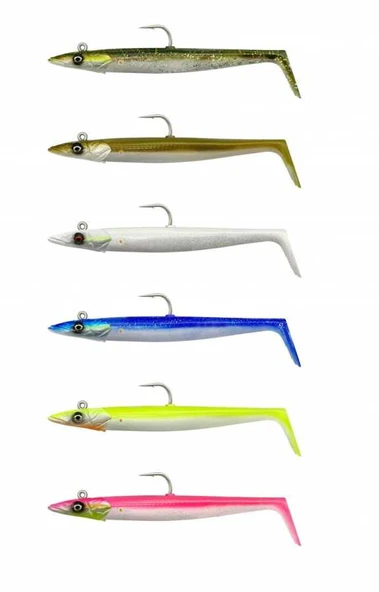 Savage Gear Sandeel V2 14 cm 33 gr 2+1 Lemon Back