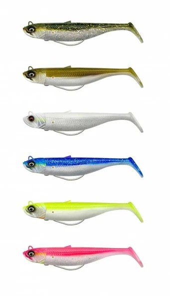 Savage Gear Savage Minnow Weedless 12.5 cm 28 gr 2+1  White Pearl Silver