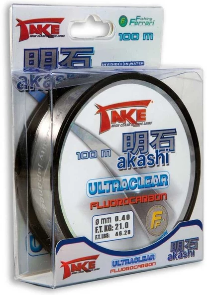 Lıneaeffe Akashı Ultra Fuoro Carbon 100Mt Misine  0.50 mm