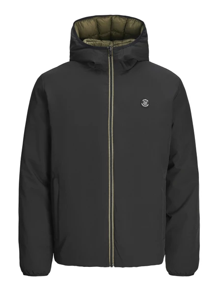 JACK JONES Erkek Rüzgar Geçirmez Çift Taraflı Mont 12259367