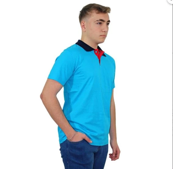 POLO YAKA TİŞÖRT PENYE TURKUAZ 2XL