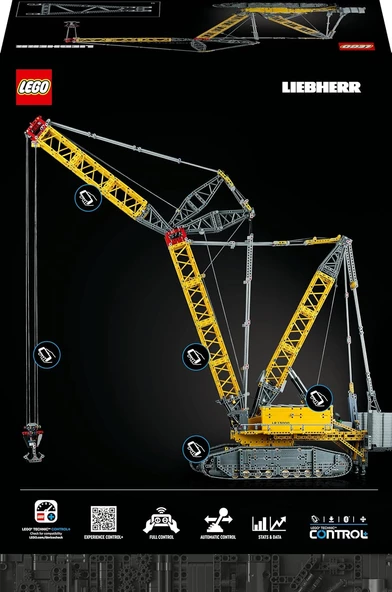 LEGO 42146 Technic Liebherr Paletli Vinç Lr 13000 Çalışan Bir Vinç Modeli - Resim 2
