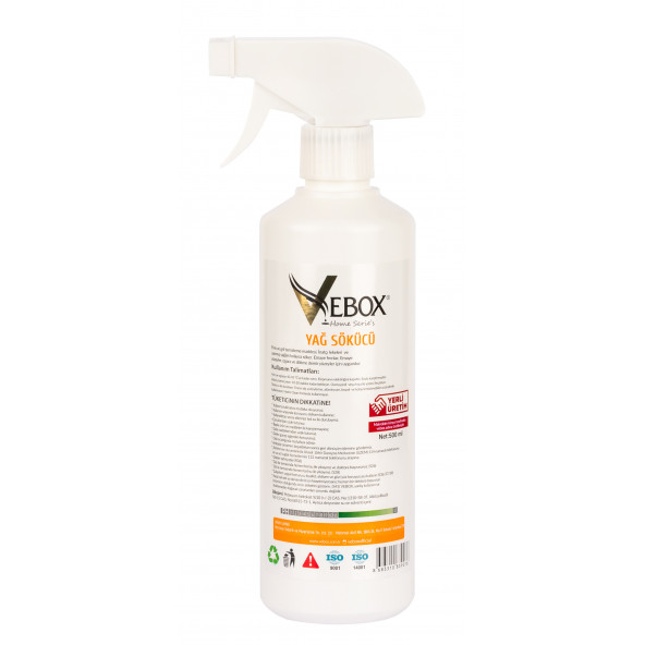 Vebox Stronger Fırın, Gril ve Yanmış Yağ Temizleyici / Yağ Sökücü 500ml. - 2