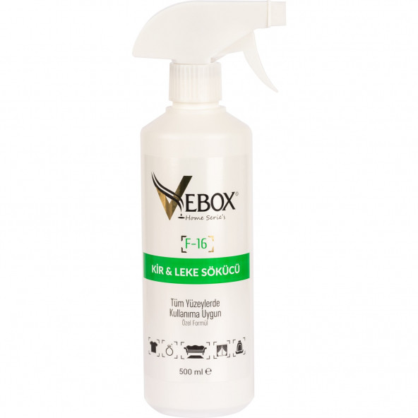 Vebox F16 Kir ve Leke Sökücü 500 ml.