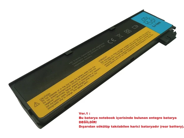Lenovo ThinkPad T480 (20L5, 20L6) Notebook (Dış) Bataryası Pili