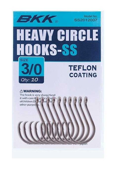 BKK SS Heavy Circle Olta İğnesi  8/0 5 Pcs