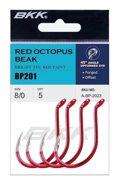 BKK Red Octopus Beak Olta İğnesi  2