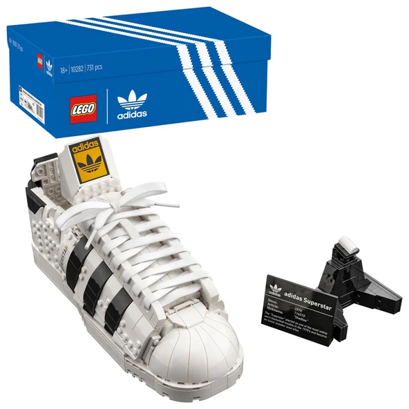 LEGO 10282 Adidas Originals Superstar - Spor Ayakkabı Model Seti - 2