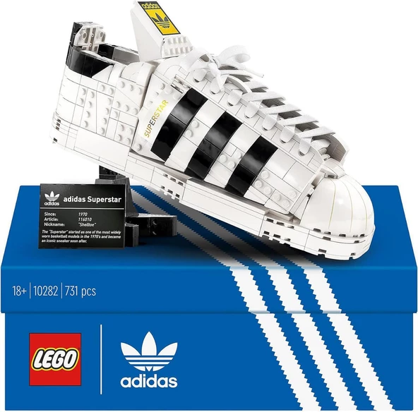 LEGO 10282 Adidas Originals Superstar - Spor Ayakkabı Model Seti