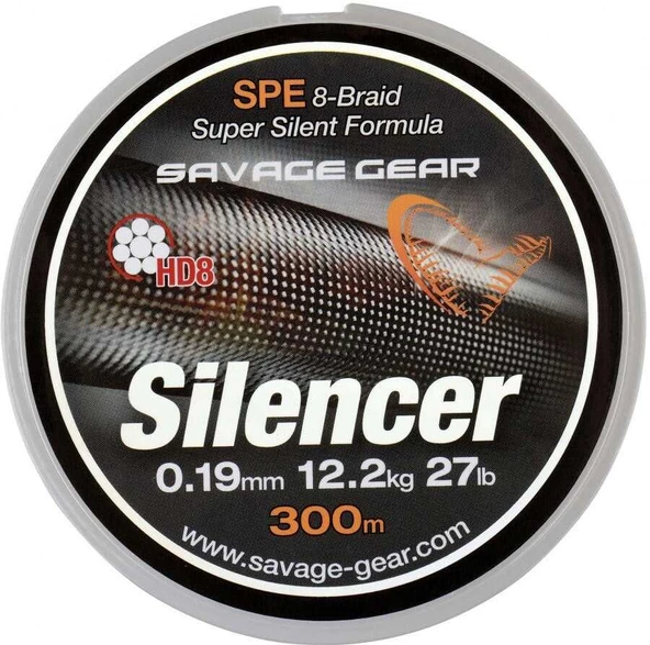 Savage gear HD8 Silencer Braid 300 mt Green Örgü İp  0,36 mm ürün görseli 1