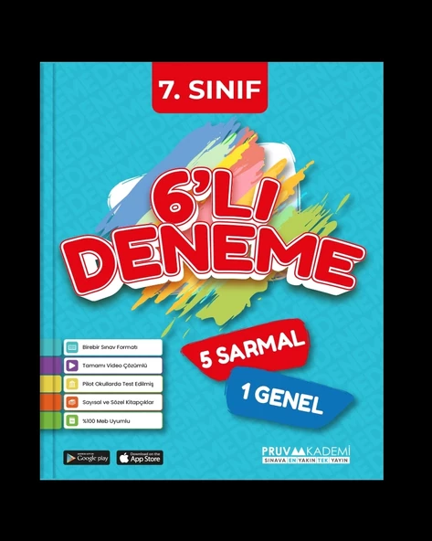 Pruva Akademi Yayıncılık 7. Sınıf 6’lı Deneme