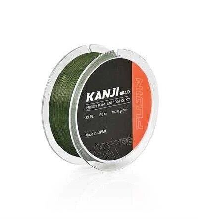 Fujin Kanji 8X 150MT Moss Green Pe Line  0.165mm - 2