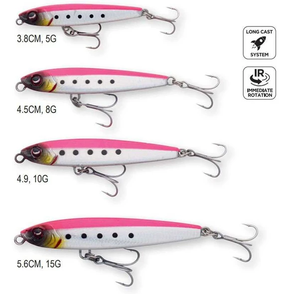 Savage Gear Jig Pencil Micro Z 3.8 cm 5G S  Holo White Glow - 3