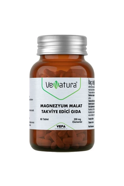 Venatura Magnezyum Malat Takviye Edici Gıda 60 Tablet ürün görseli 1