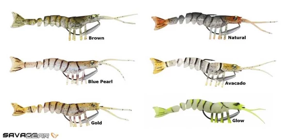 Savage gear TPE Manic Shrimp 10 cm 8 gr Sahte Balık  Avacado - 2