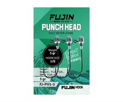 Fujin Punch Head Jighead FJ-PH #1/0  3gr - 4