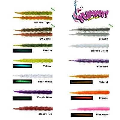 FUJIN Yummy Sandworm 7cm LRF Silikonu  Natural