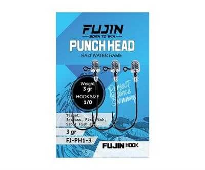 Fujin Punch Head Jighead FJ-PH #1/0  3gr - 3