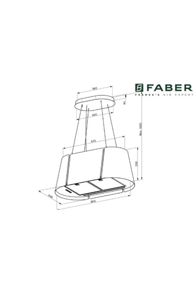 Davlumbaz Beat XL BK MAtt F80 - 2