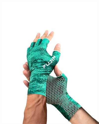Fujin Pro Angler Summer Gloves Green L/XL - 2