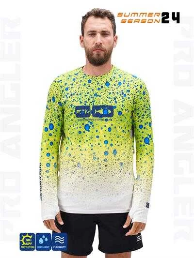Fujin Pro Angler S24 T-Shirt Green Ocean  Medium (M)