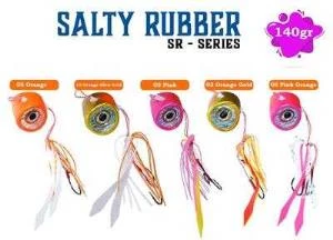Fujin Salty Rubber 140gr SR Serisi Tai Rubber Set  10 Orange Glow SR-21